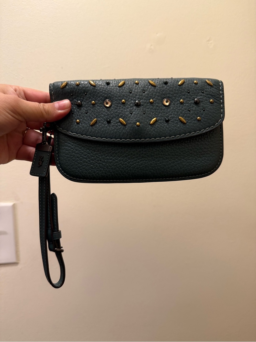 Coach 1941 Studded Clutch Wristlet